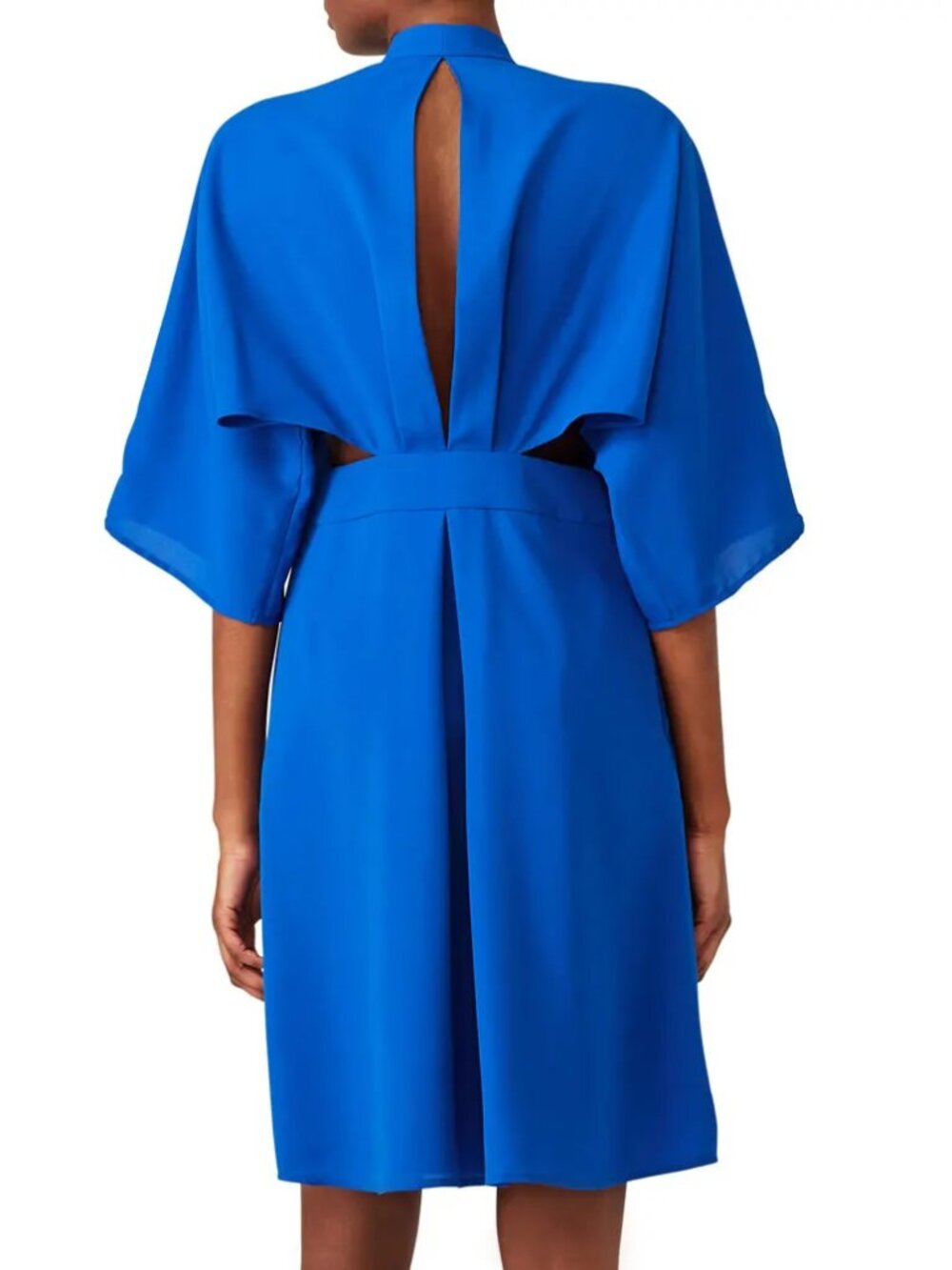 Tome NYC Royal Blue Picasso Cut-Out Midi Dress 4